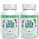 Vital Liver Support - Premium Liver Cleanse Detox & Tamir Formula ile Süt Butle Destekler Canlı Sağlığı ve Detox Cleanse