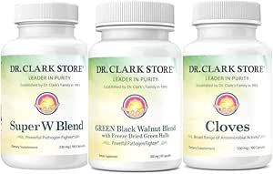 Dr. Clark Clove, Wormwood & Freeze-Dried Green Black Walnut Hull (3 Madde)