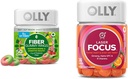 OLLY Fiber Gummy Ring 50ct & Laser Focus Gummy 36 Count