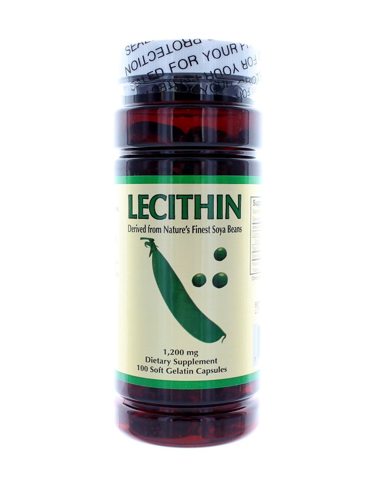 NCB Lecithin 1200 Mg - 100 Soft Gelatin Capsules