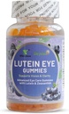 Lutein Eye Gummies, Blueberry Flavor Eye Care Gummies with Lutein & Zeaxanthin for Yetişkinler, 60 Count
