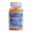 Lutein Eye Gummies, Blueberry Flavor Eye Care Gummies with Lutein & Zeaxanthin for Yetişkinler, 60 Count