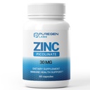 Çinko Picolinate 30 mg [High Abxia] Supplement - Immune Support System 60 Capsules için çinko Picolinate