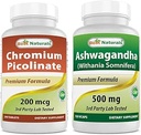 Kromium 200 mcg & Ashwagandha, 500 Mgg