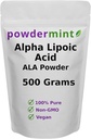 Alfa Lipoic Asit Toz (RS-ALA, Pure ALA) (Multiple Boyutlar) Antioksi (ALA Toz) Scoop Dahil
