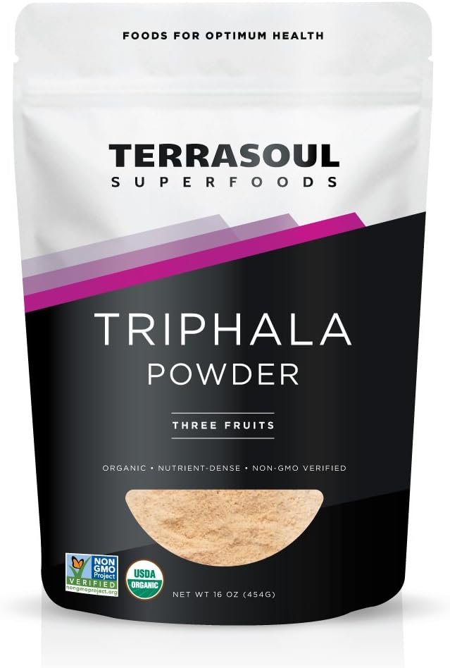 Terrasoul Superfoods Organik Triphala Toz -1 Pound