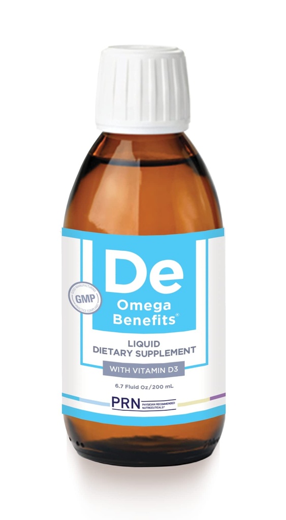 PRN DE Omega Sıvı Supplement - 6.7 oz, 40-Day Supply - Re-Esterfied Omega 3 Triglyceride Form with 1680 mg EPA, 560 mg DHA & Vitamin D for Kuru Eyes