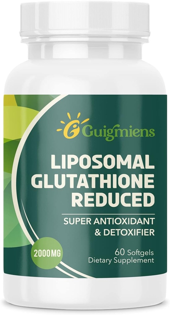 Liposomal Glutathione 2000 MG, Üstün Aboronik Asit + Collagen Peptide + Resveratrol, Güçlü Antioksi, Sağlık Ağlama, 60 Kont