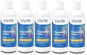 Life-Flo Magnesium Lotion - 8 oz (πακέτο των 5)