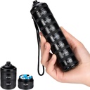 Haftalık Metal Pill Organizer - Seyahat Pill Box, Su Pill Case, 7 Günlük Alüminyum Pill konteyner, Tıp için Portre, Tamam, Fish Oil