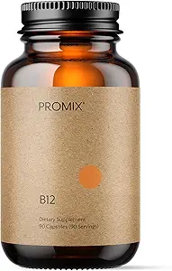 Promix Beslenme Vitamini B12 Supplement - 1000mcg as Torchcobalamin - Gut friendly - 90 count