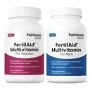 Fairhaven Health FertilAid για άνδρες και γυναίκες Συμπληρώματα γονιμότητας Combo για άνδρες και γυναίκες 