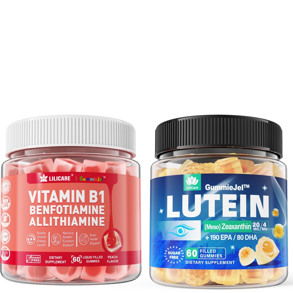 Sugar Free Lutein 20 mg 40 mg + Vitamin B1 Gummies