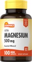 Sundance Magnezyum Supplement | 500 mg | Oksit | 100 Kaplamalı Caplets | Vegetarian, Non-GMO ve Gluten Free