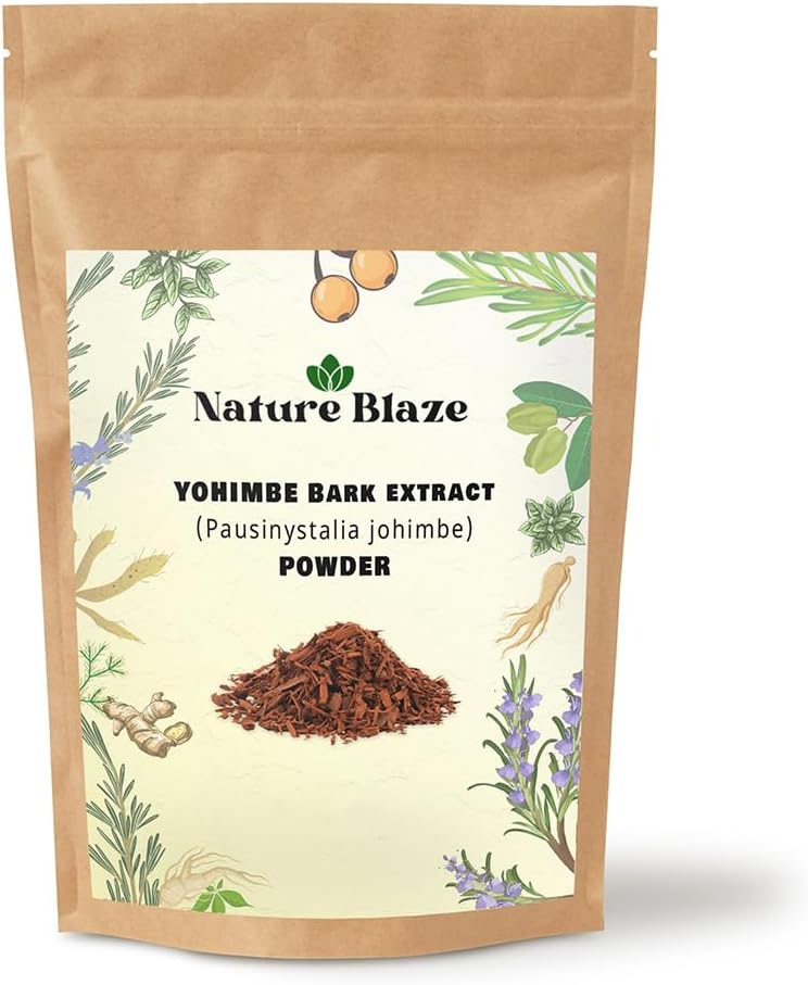 Yohimbe Bark, Erkekler ve Kadınlar için Tozu 4 Oz / 0.25lb