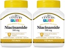 21st Century Niacinamide 500 mg Prolonged Release Tablets, 110-Count (Pack of 2)
