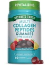 Nature's Truth Multi Collagen Gummies | Tip I, II, III, V, X | 60 Count | Non-GMO & Gluten Free Complex Supplement | Karma Meyve Flavor