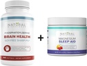 Φυσικό BioScience χωρίς σόγια Phosphatidylserine 100mg & Μαγνήσιο συμπλήρωμα σκόνης ύπνου Bundle - Ultimate Brain Health & Relaxation Support