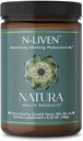 Natura Health Products N-liven Supplement - Βιολογικά Superfood Greens Powder Drink - Συμπεριλαμβανομένου Spirulina & Chlorophyl - Premier Blend του Grass Barley, Kale, Spinach, Goji Berry, Raspberry (180 Grams)