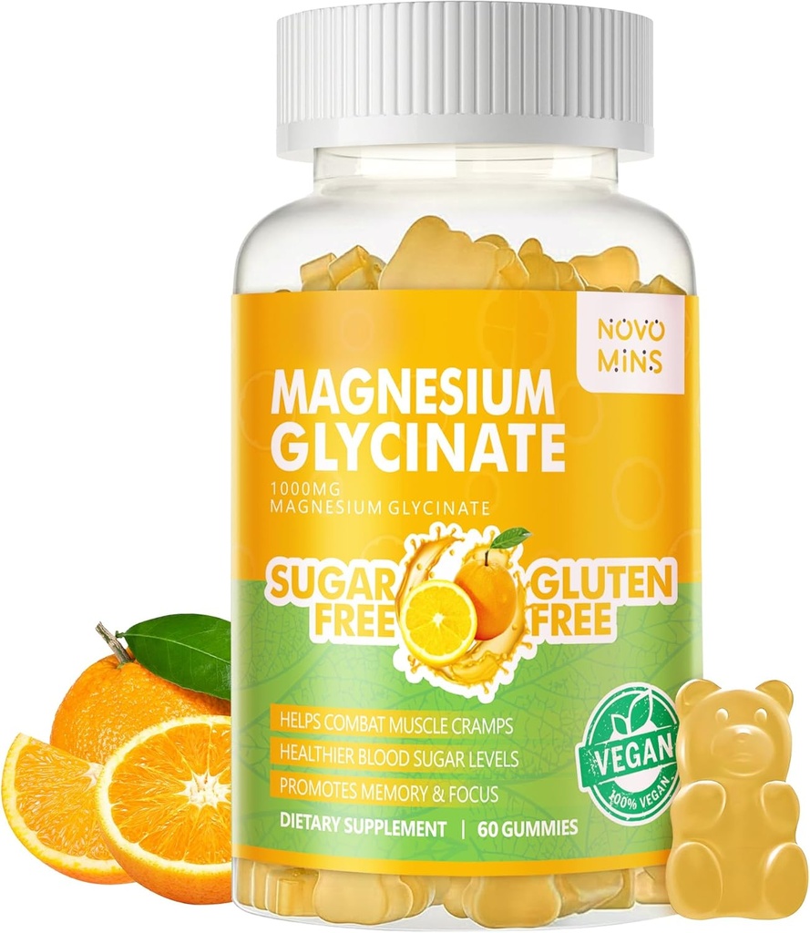 60 CT Magnezyum Glycinate Gummies