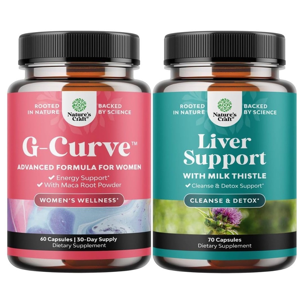 Χάπια G-Curve Butt & Breast Enhancement με Saw Palmetto Extract Horny Goat Weed and Liver Cleanse Detox & Repair - Γαϊδουράγκαθο γάλακτος με Dandelion Root Choline Beetroot & Artichoke Extract