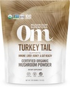 Om Mushroom Superfood Turkey Tail Organic Mushroom Toz Pouch, 7.05 Ounce, 100 Hizmet, Immune Support, Polysaccides, Beta-Glucans, Gut Health & Holistic Defense Mushroom Supplement