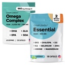 Συμπλήρωση Omega Complex & Essential Multivitamin Bundle – Πλήρης Vegan Διατροφική Υποστήριξη για Βέλτιστη Υγεία και Ευεξία