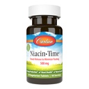 Carlson - Niacin-Time, Time-Release, 500 mg, B-3, Cholesterol Metabolism, Enerji Üretimi, Kalp Sağlığı, 50 Tablet
