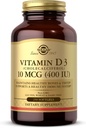Solgar Vitamin D3 (Cloncalciferol) 10 MCG (400 IU), 250 Softgels - Sağlıklı Bones & Teeth - Immune System Support - Non-GMO, Gluten Free, Dairy Free - 250 Servisler