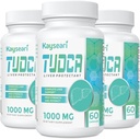 TUDCA Bile Salts Supplement 1000 mg - 180 Veggie Capsules,Liver Support Supplement for Detox Cleanse,Gelatin Free