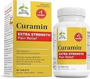 Terry Natural Curamin Extra Strength - Curcumin & Boswellia for Health Circulation Support - Turmeric Supplement to Support Commons, Muscle Health & Endorphin Production - 90 Tabletler
