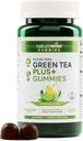 NatureWise Green Tea Gummies - Keto, Sugar Free - Kadınlar ve Erkekler için Fitness Hedefleri - 500 mg Green Tea + Raspberry Ketones, Garcinia Cambogia - Vegan, No Gluten - 60 Kont[1-Month Supply]