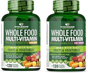 Erkek + Kadınlar için Tüm Gıda Çokvitaminler