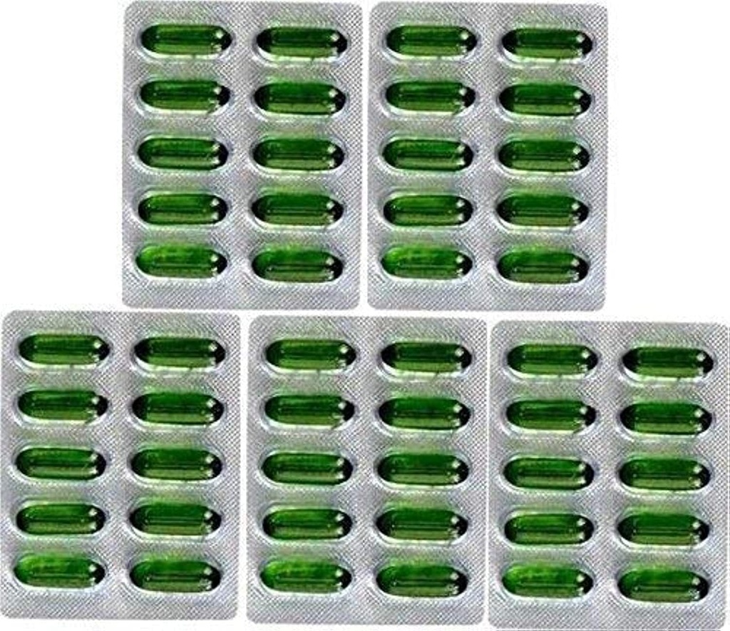 50 Evion Capsules Vitamin E for Glowing Face, Güçlü Saç, Acne, Nails, Glowing Skin 400 mg