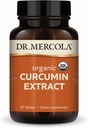 Dr. Mercola Organic Curcumin Extract, 30 Servings (30 Tablets), Dietary Supplement, Non-GMO, Certified USDA Organic