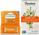 Himalaya PartySmart 12 Caps, Μία κάψουλα για ένα καλύτερο πρωινό Μετά το ποτό Plus LiverCare, 90 Caps για καθημερινή καθαριότητα του ήπατος, υποστήριξη του ήπατος και για την εξάλειψη των αποβλήτων – 2 πακέτο προϊόντων