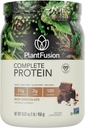 PlantFusion Complete Vegan Protein Toz - BCAAs, Digestive Enzymes and Pea Protein - Keto, Gluten Free, Soy Free, Non-Dairy, No Sugar, Non-GMO - Chocolate 1lb