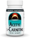 Source Naturals Acetyl L-Carnitine, 500 mg, 30 Tablet