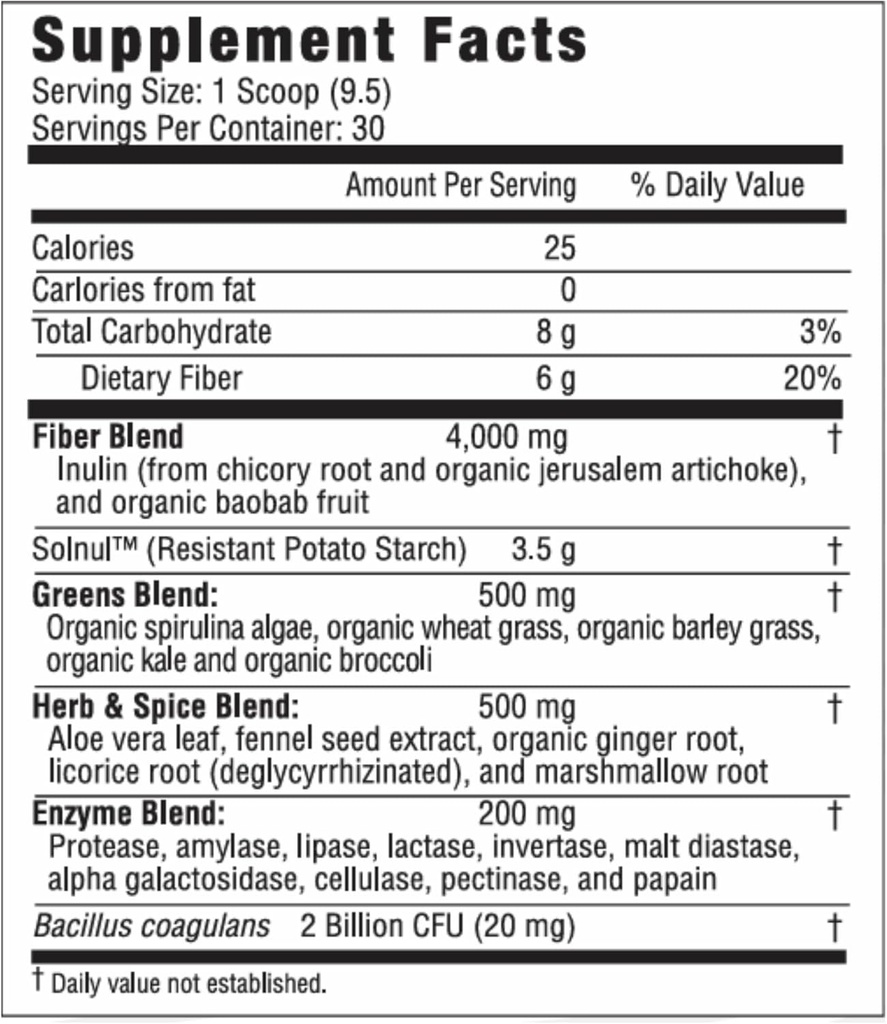 Greens Superfood Toz Probiyotiks & Prebiyotiks – Super Greens Toz, Smoothie & Juice Toz - Digestive Health, Immune Health & Regularity Support – Mango, Pineapple
