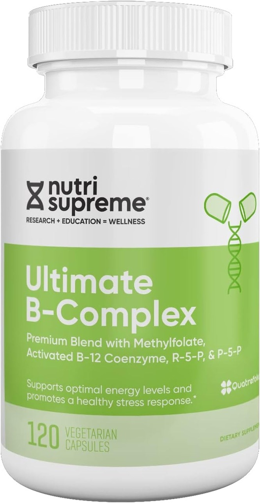 Ultimate B Complex, 120 Vegetarian Capsules- Sertifikalı Kosher