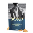 BOND Vitality - All-in-One Male Fertness Supplement - Conception for Him, Fertness Supplements for Men, Male Wellness Supplement - CoQ10, Vitamins B12, C, D, & E, Catalase, Selenium - 120 Capsules