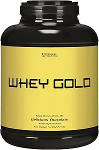 Ultimate Nutrition Whey Gold Protein Powder με 20 γραμμάρια πρωτεΐνης και αμινοξέων για μέγιστη μυϊκή ανάπτυξη και αποκατάσταση, 67 σερβιέτες, σοκολάτα