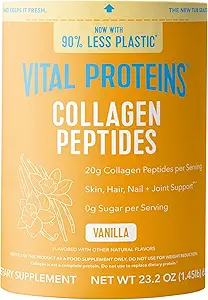 Vital Proteins Collagen, Toz - Grass Fed Collagen Peptides for Hair, Nail, Skin, Bone & Joint Health, Vanilla, 23.2 Ounces