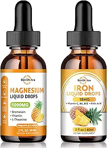 Sıvı Magnezyum & Iron Supplement Pineapple Flavor