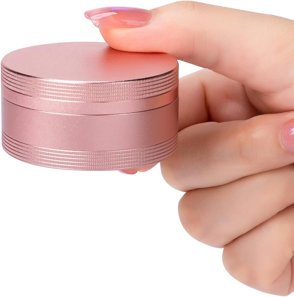 Portre Pill Box Pill Case Daily - Su Tek Metal Pill Konteyner Pocket Purse, Alüminyum Alloy Round Daily Medicine Vitamins, Fish Oil, Tıp Orta Boyutu