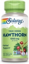 SOLARAY Hawthorn κάψουλες καρπού 1050 mg - Καταπραϋντική βοτανική υποστήριξη - συμπλήρωμα καρπού Hawthorne για τη συνολική υποστήριξη ευεξίας - ολόκληρο μούρο, Vegan, μη GMO, 60 ημέρες εγγύηση, 50 υπηρεσίες, 100 VegCaps