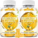 Ceylon Cinnamon 1500 mg Yüksek Potency Berberine HCL Supplement for Immune and Metabolism Support, Sugar Free, Pineapple Flavor - 120 Kont