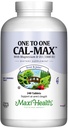 Maxi Health 500 mguba Supplement with Vitamin D3 (1000 IU) ve Magnezyum (500 mg) - Erkekler ve Kadınlar için Kemik, Diş ve Ortak Destek - 240 Tablet