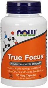 True Focus, 90 Veg caps by Now Foods (πακέτο των 6