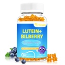 20mg Lutein & Zeaxanthin Gummies με Bilberry, Ασταξανθίνη, Omega 3, Βιταμίνη C, E - Συμπλήρωμα για την υγεία των ματιών χωρίς ζάχαρη για ενήλικες & παιδιά - Dry Eye Relief, Vision Clarity, Macular Υποστήριξη
